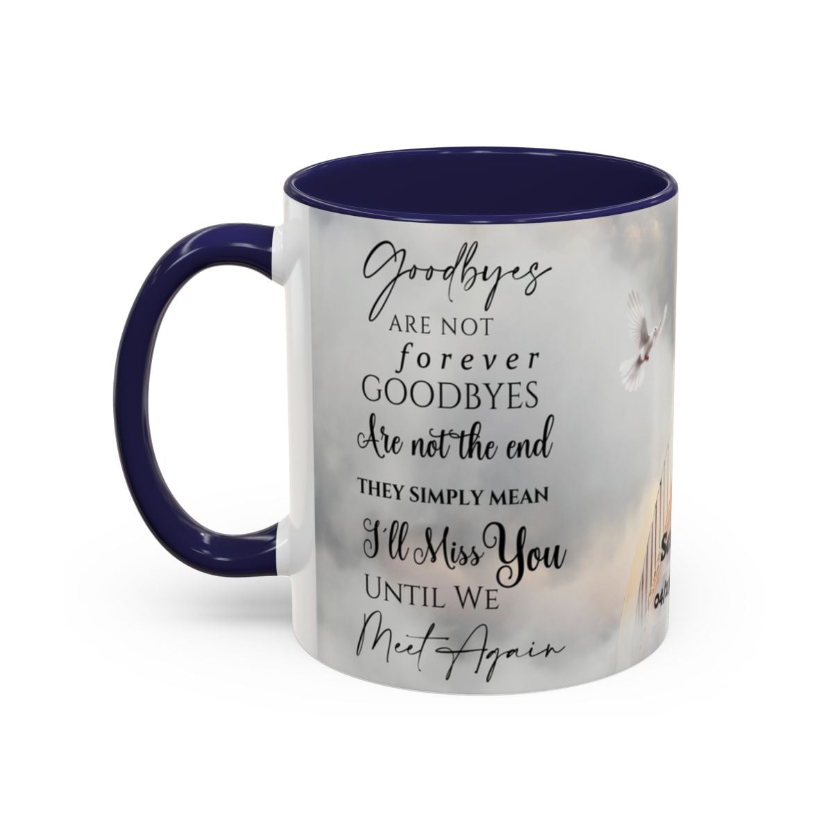 Personalized Memorial Coffee Mug with Custom Photo and Dates (11, 15oz)