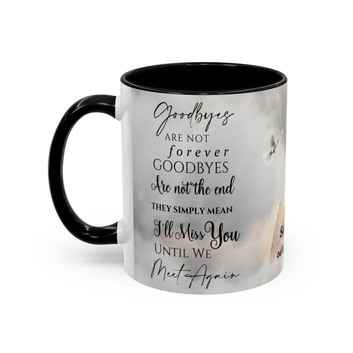 Personalized Memorial Coffee Mug with Custom Photo and Dates (11, 15oz)